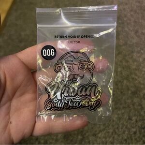 New Urban Body Jewelry 00g White Acrylic Plugs